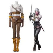 The Witcher 3 Cirilla Cosplay Costume | Fantasy Outfit