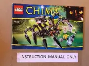 New Lego Instruction Manual ONLY for Chima Sparratus' Spider Crawler Set 70130