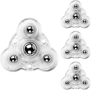 Appliance Wheels - Appliance Casters Stick Wheels - Sticky Pulley, 4-Ball Swivel Wheels, 360 Degree Rotation Small Appliance Rollers for Kitchen Appliances