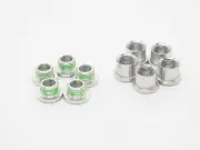 SRAM Truvativ Road Bike Double Chainring Bolt Kit 5 Arm Silver Aluminium
