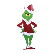 Grinch Christmas Yard Signs Decorations Outdoor Decoration Christmas Tree Corrugate Yard Stake Signs Christmas Decoration Lawn Yard Outdoor Decoration