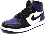[Nike] Jordan Men's Air 1 Retro High OG, Court Purple/SAIL-Black, 11 M US