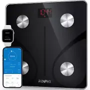 Body Fat Scale, Smart BMI Scale Bluetooth App Compatibility Gym Athlete