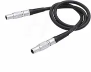 HangTon 0B 2 Pin Male to 2 Pin Male Power Cable for Teradek Bolt Bond, ARRI Alexa Camera Transvideo Monitor, Zacuto Viewfinder, RED Camera 24inches