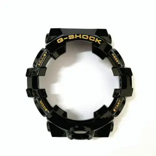 【錶帶耗材】CASIO 卡西歐 G-SHOCK GA-710GB-1A 原廠錶帶 / 原廠錶殼 黑色亮面 金色扣環