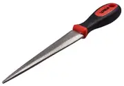 DIAMOND SHARPENING FILE 2-Sided Flat Curved for Scissors Knives Garden AMTECH
