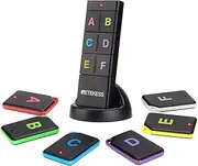 Retekess TH104 Key Finder, Wireless Item Tracker, Wallet Tracker 2 Type Sticker Long Range 40m Loud 85dB Key Locator, Pet Tracker, Purse Tracer, Remote Control Finder (1 keypad with 6 Receivers)