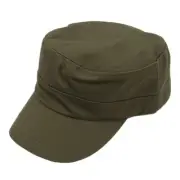 5X(Stylish Plain Patrol Hat Adjustable（Army2364