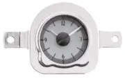 Dakota Digital 51 Ford Silver Clock w/Blue Display For VHX Gauge Kit VLC-51F-S-B (for: Ford)