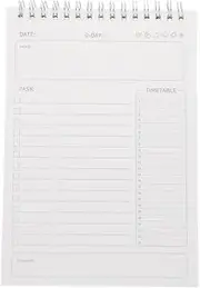 HAPINARY Daily Planner Notepad Undated Work Schedule Planner Lightweight Desk Organizer for Grocery Lists Daily Planning Tasks