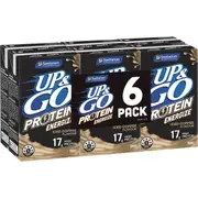 Up&Go Protein Energize Liquid Breakfast Iced Coffee 250mL x 6 pack