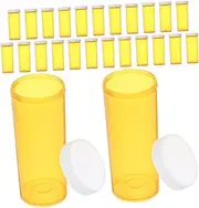 WEKAMOS 25pcs Travel Pill Containers Portable Medicine Storage Bottles for Purse Reusable Vials for Outdoor and Home Use Versatile Pill Case with Chic Design