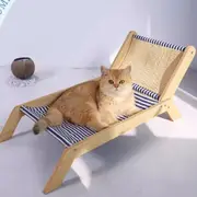 Cat Bed Summer Beach Bed with Scratch Column Hammock for Cats All Season Use