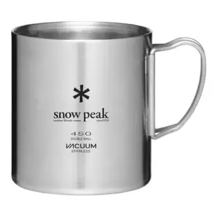 Snow Peak 鈦金屬 雙層真空杯 450 MG-214