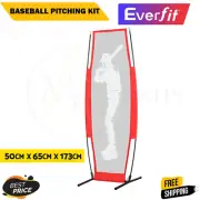 Everfit Baseball Net Pitching Kit with Stand Rebound Net Training Aid AUS