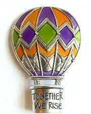 Ganz Hot Air Balloon Mini Message Figurine "Together We Rise"