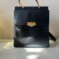 在飛比找PopChill優惠-[二手] Balenciaga 黑色後背包