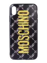 Black Moschino XS Max iPhone Case