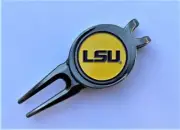 New LSU Tigers Golf Ball Marker and Magnetic Divot Tool