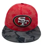 New Era NFL San Francisco 49ears Camouflage Fitted Cap hat 59FIFTY- 7 3/8, 7 1/4