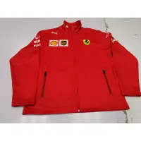 在飛比找蝦皮購物優惠-FERRARI 全新 F1 法拉利賽車服法拉利男士抓絨拉鍊夾