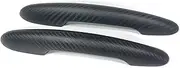 Real Forged Carbon Fiber Material Door Handle Cover Compatible for Mini Cooper R50 R52 R53 R55 R56 R57 R58 R59 R60 R61 F54 F55 F56 F57 F60(F56 Matt Carbon,Keyless)