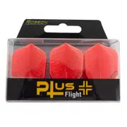 Robson DIMPLED Plus Dart Flights System Standard Shape RED