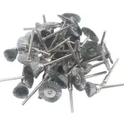 50 Pcs Assorted Wire Brush Set 1/8'' Shank Various Shape Stainless Steel Wire...