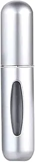 Portable Perfume Atomiser Spray Bottle - Leak-Proof Mini Travel Bottle for Men & Women, Aluminum, Easy to Refill, No Leakage, Perfect for Purse, Pocket, and Handbag (Silver)