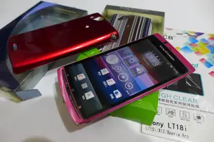 Sony Ericsson Arc S LT18i 初代智慧型手機 桃紅色 兩顆電池 兩個原廠保護殼  可開機 以零件機出名售