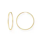 Buy Large Hoop Earrings Gold Plated by Thomas Sabo online - THOMAS SABO Australia