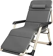 Zero Gravity Lounge Chair, Zero Gravity Chair Padded Zero Gravity Lounge Chair Patio Foldable Adjustable Reclining for Outdoor Camping Yard Porch Garden, 68cm Widened Lounge Chair (Color : #2)