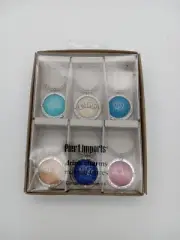 Pier 1 Imports Wine Glass Charms Set 6 CHEERS TASTE SIP CLINK FIZZ POP Beaded