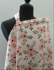 Peach Rose Nursing cover, Breastfeeding cover