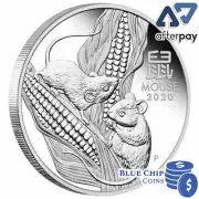 2020 50c Australian Lunar Series III Year of the Mouse 1/2oz Silver Proof Coin