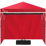 RED TRACK 3.6x2.2m Ultra Compact Folding Gazebo, Walls, Carry bag, Portable Outdoor Popup Marquee for Camping Beach