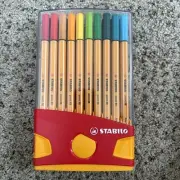 Stabilo Point 88 Fineliner Pens, 0.4 mm - 20-Color Plastic Case Set, 1 Count ...