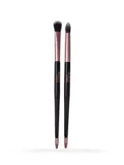 Manicare Glam Precision Eye Duo Eyeshadow Brush Even Color Application