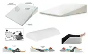 BED SOFA LARGE LEG WEDGE PILLOW MEMORY FOAM BACK SUPPORT ACID REFLUX RAISED