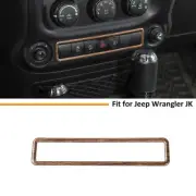 Emergency Warning Light Switch Frame Cover Trim ABS For Jeep Wrangler JK 2011-17 (for: Jeep)