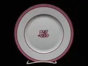 RAYNAUD TROPIC -PINK- SALAD PLATE- Monogrammed - 7 1/2" 0509D