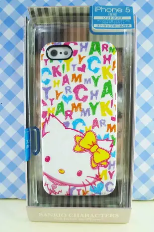 【震撼精品百貨】Hello Kitty 凱蒂貓 HELLO KITTY iPhone5手機軟殼-蠟畫(CY) 震撼日式精品百貨