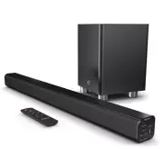 Majority K2 2.1 Sound Bar with Subwoofer, Surround Sound System w/Bluetooth