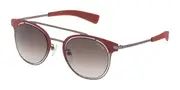 Police SPL158 OFFSIDE 6 0C86 Men's Sunglasses Brown Size 49
