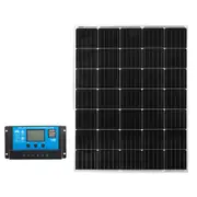 Mobi 350W Fixed Solar Panel Mono Cell With 20A 12V 24V PWM Regulator USB