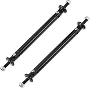 REPAIROCK 1pair 100mm 3.94" Splitter Support Rods Adjustable Front Rear Bumper Lip Splitter Strut Rod Tie Support Bars Fit Most Vehicle Black Auto Replacement Parts