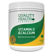 [Quality Health Australia] Quality Health Vitamin D & Calcium 300 Tablets
