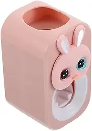 MERRYHAPY Squeeze Toothpaste Artifact Convenient Toothpaste Squeezing Device Bathroom Supply Toothpaste Dispenser Toothpaste Squeeze Device Toothpaste Squeezer Wall Mount Plastic Pink