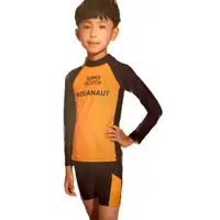 在飛比找蝦皮購物優惠-【奧可那泳裝】🔥現貨🇹🇼台灣製男童長袖短褲泳衣一套(附泳帽)