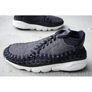 【HYDRA】NIKE FOOTSCAPE WOVEN CHUKKA SE 編織 側綁 黑 丹寧【857874-001】